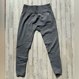 Gymshark Gray Seamless High Waisted Leggings Womens Small Athletic Gym